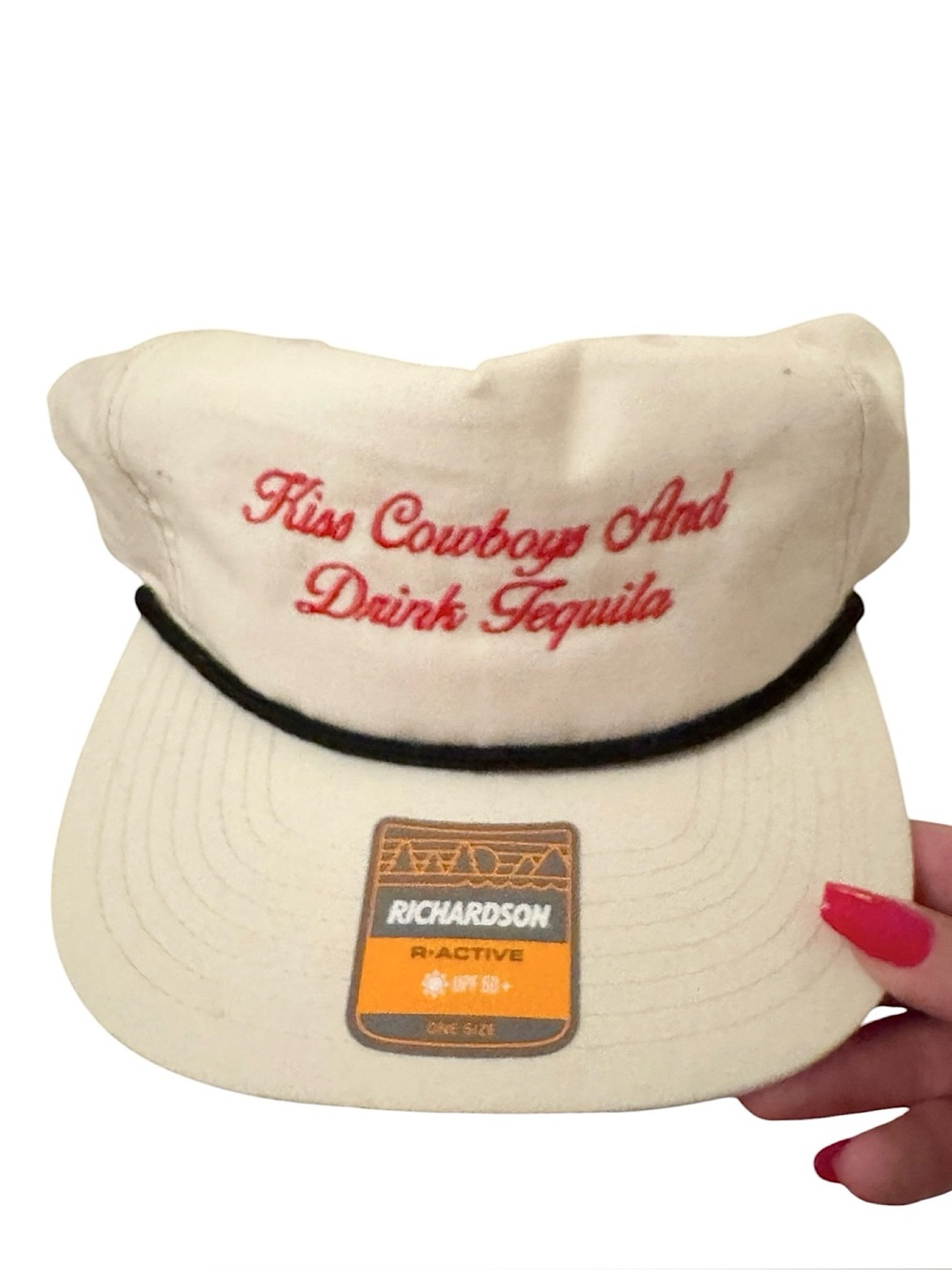 NEW Richardson Girl Tribe Co “Kiss Cowboys and Drink Tequila” Hat - Picture 3 of 5